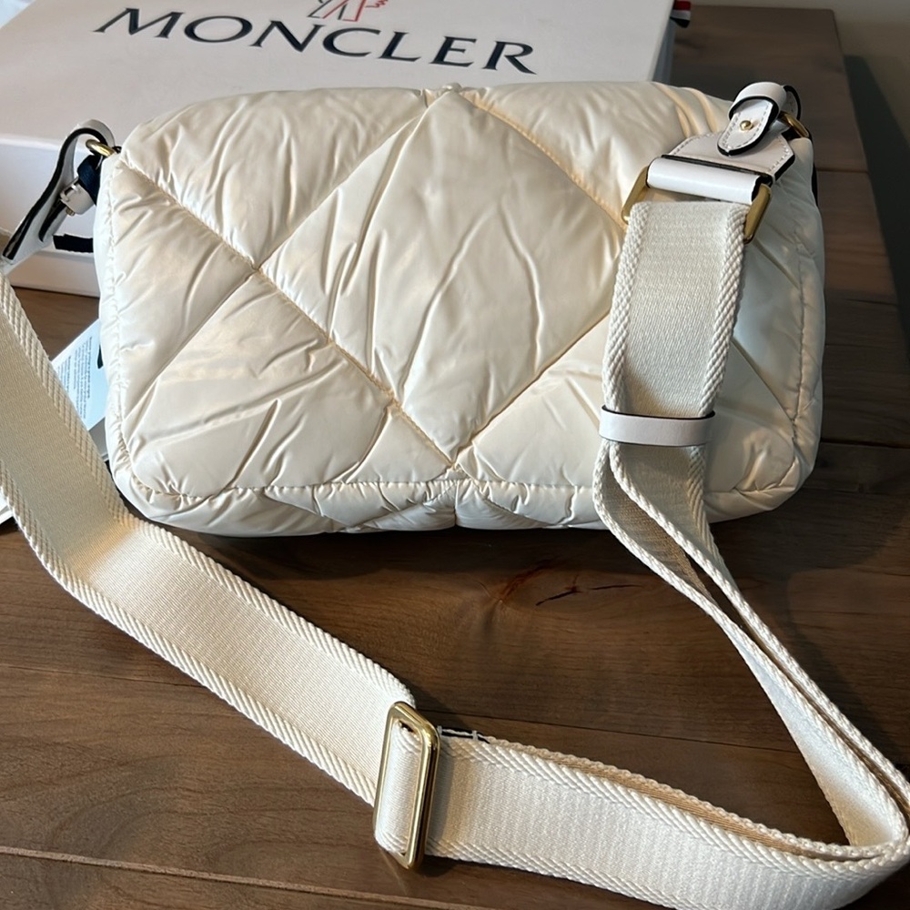 Brand New MONCLER Puf Quilted Nylon Crossbody Bag - Picture 3 of 16